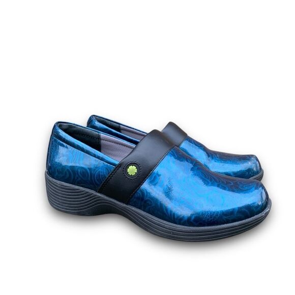 Dansko Work Wonders Women's Size 37 US 7 Blue Nursing Shoes Clogs Slip On - Picture 3 of 16